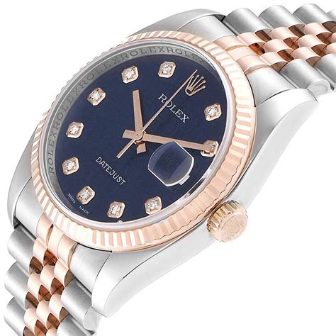 rolex datejust 36 diamond unisex 116231|rolex datejust 116233 blue dial.